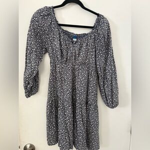Old Navy Floral Dress Size Small With Sleeves